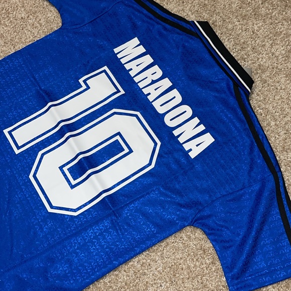 Adidas Argentina Maradona 1994 Retro Men’s Away Soccer Jersey🆕 - Picture 2 of 6